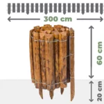 Rollborder półpalisada wbijana