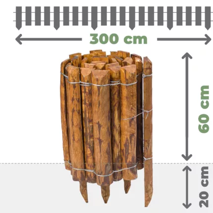 Rollborder półpalisada wbijana
