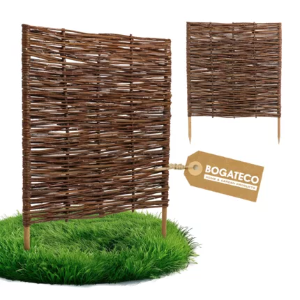 Płotek wiklinowy - wysokość 60cm