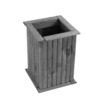 Doniczka drewniana lamelowa kolumna z wkładem W40/S25/D25 - obrazek 5