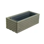 Doniczka drewniana lamelowa z wkładem W14/S20/D44 - obrazek 3