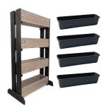 Kwietnik 4 doniczki - obrazek 7