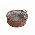 Doniczki wiklinowe okrągłe z uchwytem - obrazek 7