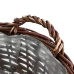 Doniczki wiklinowe owalne z uchwytem - obrazek 6