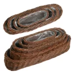 Doniczki wiklinowe korytka- 5 rozmiarów - obrazek 8