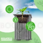 Doniczka drewniana lamelowa kolumna z wkładem W40/S25/D25 - obrazek 7