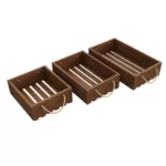 Skrzynka drewniana lamelowa