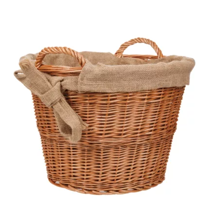 Kosz gospodarczy okrągły z jutą