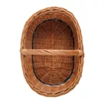 Kosz wiklinowy bagażówka zdobiony - obrazek 5