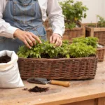 Doniczki wiklinowe korytka- 5 rozmiarów - obrazek 3