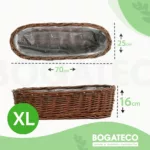 Doniczki wiklinowe korytka- 5 rozmiarów - obrazek 23