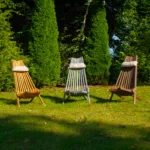 Drewniany leżak ogrodowy - obrazek 10