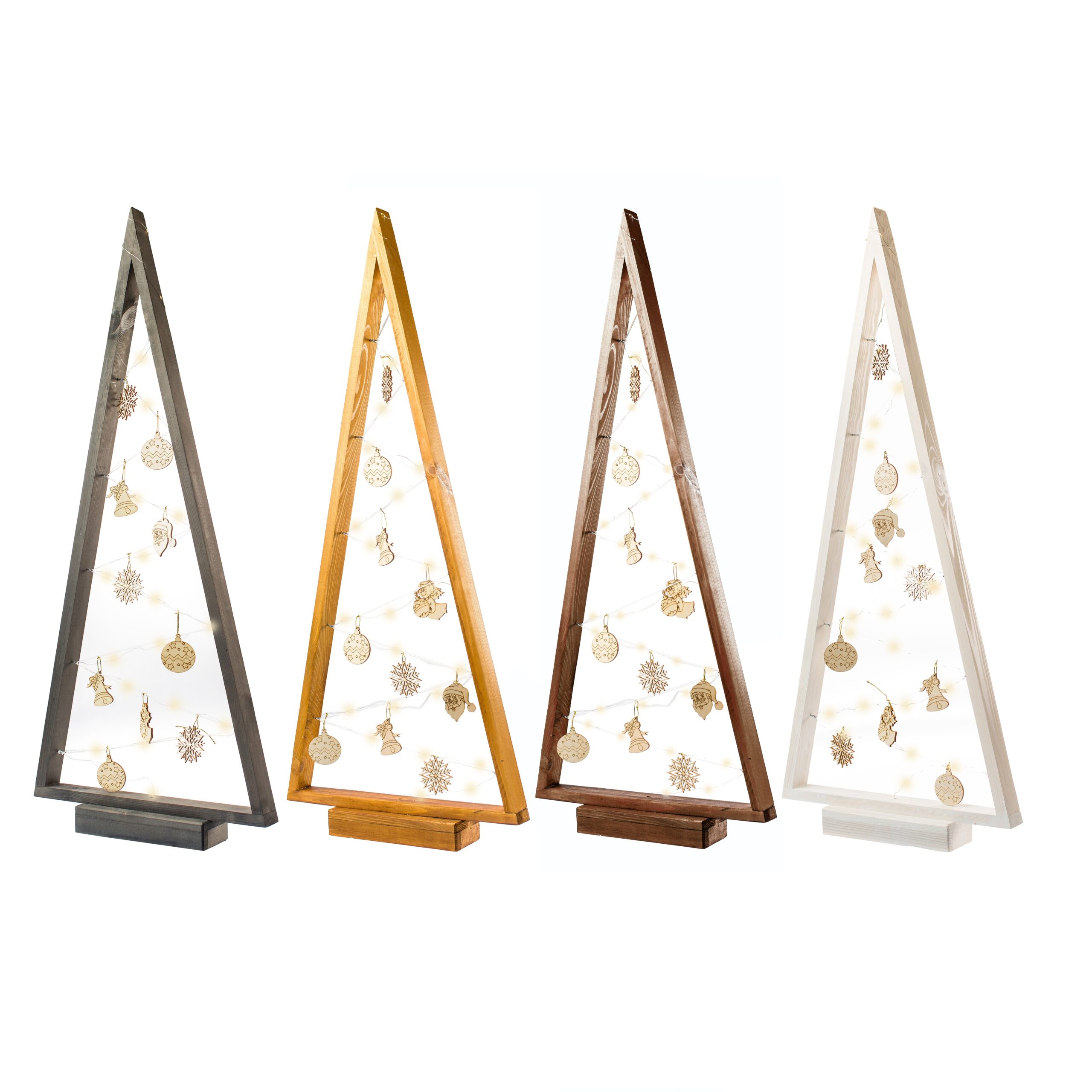 choinka duze swiatla 4 Choinka stojąca duża z ozdobami + LED - obrazek 1