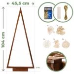 Choinka stojąca duża z ozdobami + LED - obrazek 3