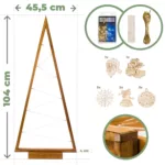 Choinka stojąca duża z ozdobami + LED - obrazek 8