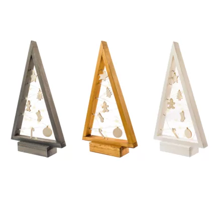 Choinka stojąca mała z ozdobami + LED