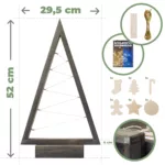 Choinka stojąca mała z ozdobami + LED - obrazek 13