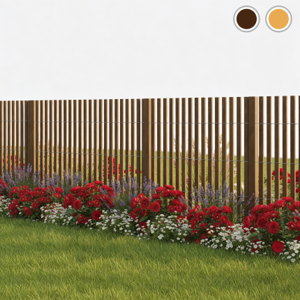 płot lamelowy