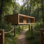 Płot żeglarski- wysokość 100cm ciemny brąz - obrazek 4