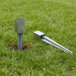 Płot żeglarski- wysokość 100cm ciemny brąz - obrazek 7