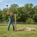 Słupek ogrodzeniowy leszczynowy - obrazek 2