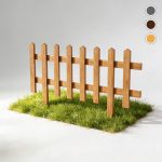 Płotek sztachetowy wbijany