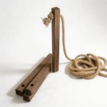 Płot żeglarski- wysokość 100cm ciemny brąz - obrazek 6