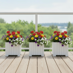 Doniczka drewniana lamelowa z wkładem W25/S25/D25 - obrazek 4