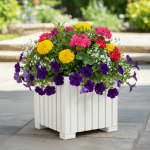 Doniczka drewniana lamelowa z wkładem W25/S25/D25 - obrazek 2