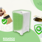 Doniczka drewniana lamelowa z wkładem W40/S25/D25 - obrazek 8