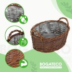 Doniczki wiklinowe owalne z uchwytem - obrazek 6