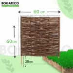 Płotek wiklinowy - wysokość 60cm - obrazek 2