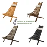 Drewniany leżak ogrodowy - obrazek 16