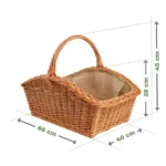 Kosz kominkowy na słupku - obrazek 3