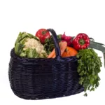 Kosz wiklinowy na zakupy, na grzyby - obrazek 13