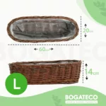 Doniczki wiklinowe korytka- 5 rozmiarów - obrazek 20