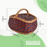 Kosz wiklinowy Barcelona - obrazek 7