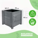 Donica drewniana W40/S39/D39 - obrazek 2