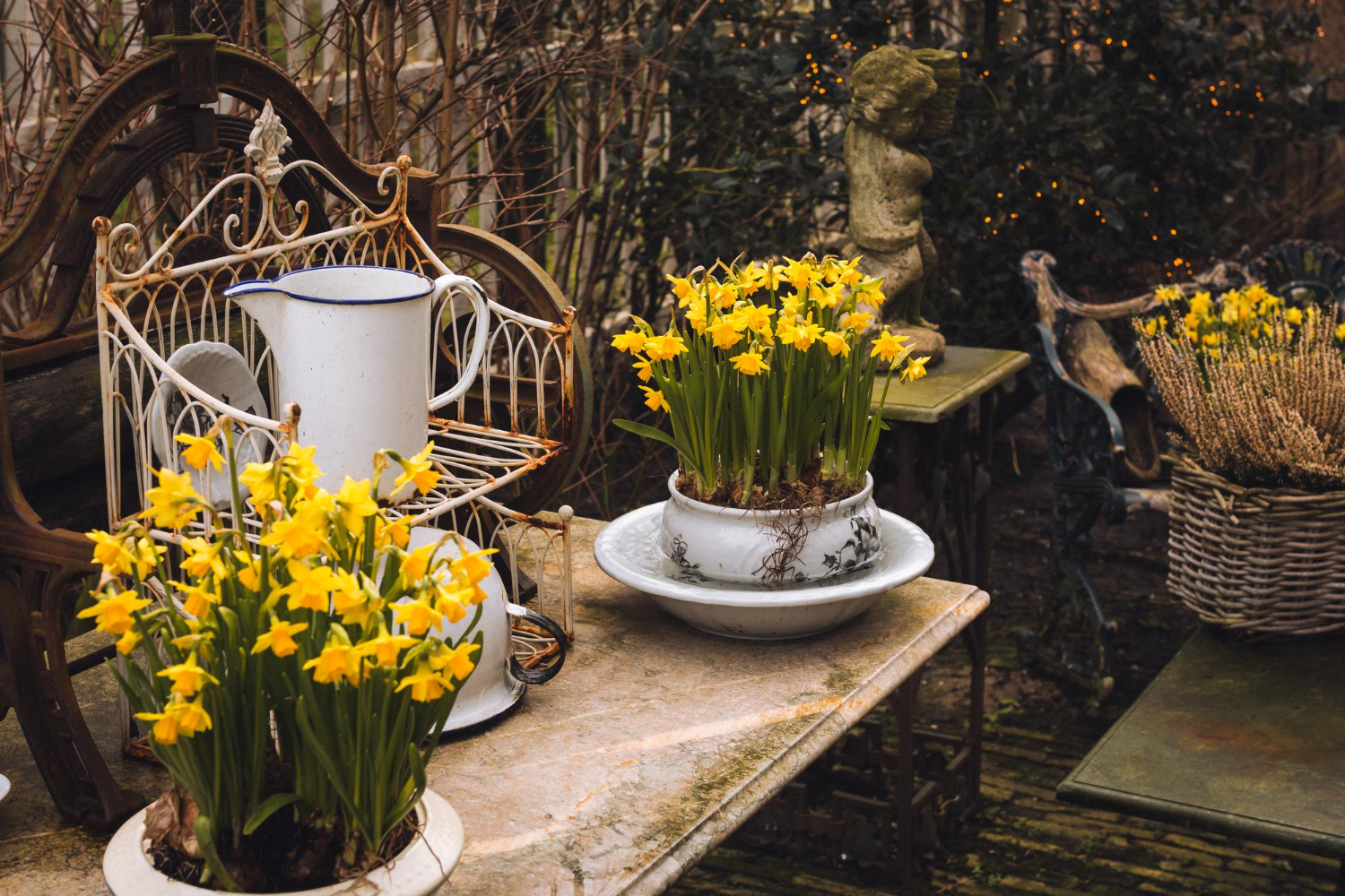 Styl vintage w ogrodzie