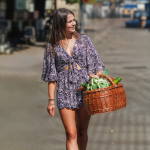 Kosz wiklinowy na zakupy, na grzyby - obrazek 4