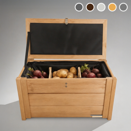 Termiczna skrzynia drewniana na balkon