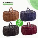 Kosz wiklinowy na zakupy, na grzyby - obrazek 3