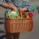 Kosz wiklinowy na zakupy, na grzyby - obrazek 7