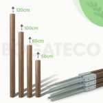 Drewniany słupek ogrodzeniowy z kotwą - obrazek 3