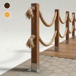 Płot żeglarski podwójny przykręcany