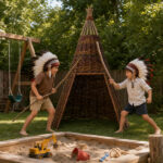 Wiklinowy domek dla dzieci- WIGWAM - obrazek 4